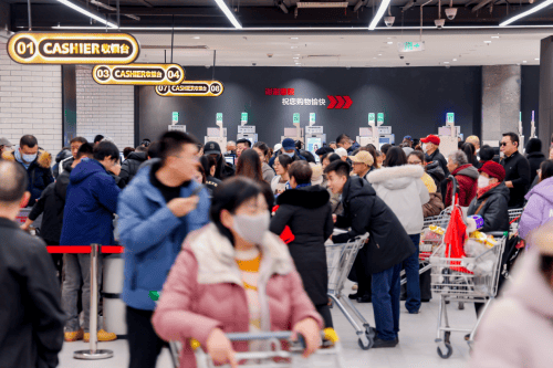 改首店焕新开业直播间爆卖10000斤车厘子AG真人旗舰厅再战一城！华润万家呼和浩特调(图4)